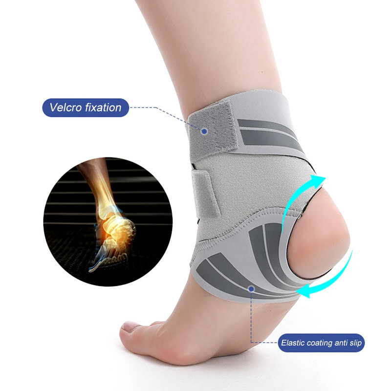 1Gb Plantar X Wrap — kompresijas potītes atbalsts vīriešiem sievietēm, elpojoša neoprēna pēdas piedurkne, arkas papēža atsperes reljefs