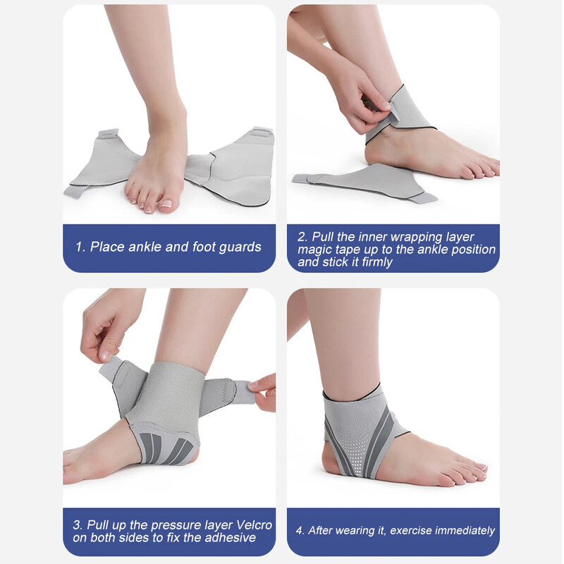 1Gb Plantar X Wrap — kompresijas potītes atbalsts vīriešiem sievietēm, elpojoša neoprēna pēdas piedurkne, arkas papēža atsperes reljefs