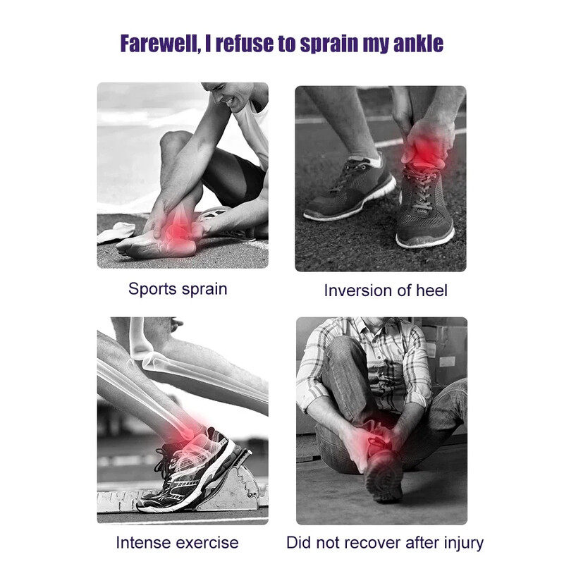 1 buc. Manșon de compresie pentru gleznă, șosete de sprijin pentru glezna întorsă, pentru neuropatie, pentru ameliorarea fasciitei plantare, bărbat, femeie, fotbal
