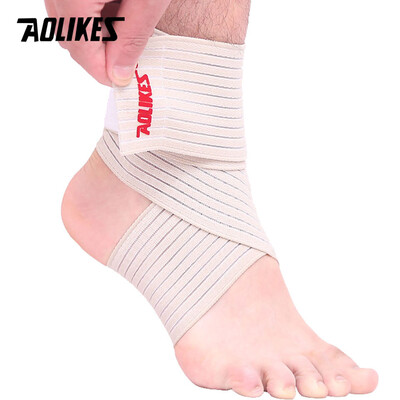 AOLIKES 1 buc. Bandaje pentru tulpini profesionale pentru sporturi Bandaje Elastice pentru suport pentru glezna Protectie Bandaj pentru glezna Protectie pentru sala de sport