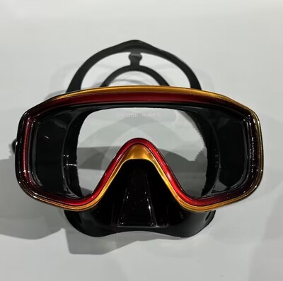 QYQ Niršanas maska Snorkelēšanas peldēšanas maska Freestyle baseina niršanas ar akvalangu aprīkojums Panorāmas rūdīts stikls