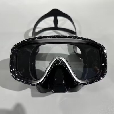 QYQ Niršanas maska Snorkelēšanas peldēšanas maska Freestyle baseina niršanas ar akvalangu aprīkojums Panorāmas rūdīts stikls