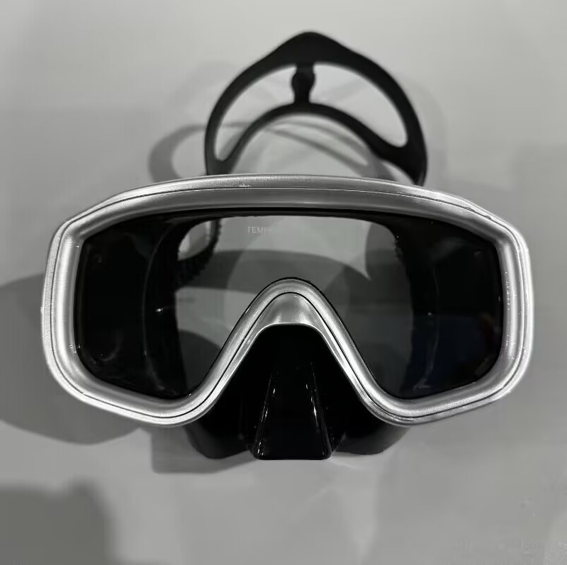 QYQ Niršanas maska Snorkelēšanas peldēšanas maska Freestyle baseina niršanas ar akvalangu aprīkojums Panorāmas rūdīts stikls