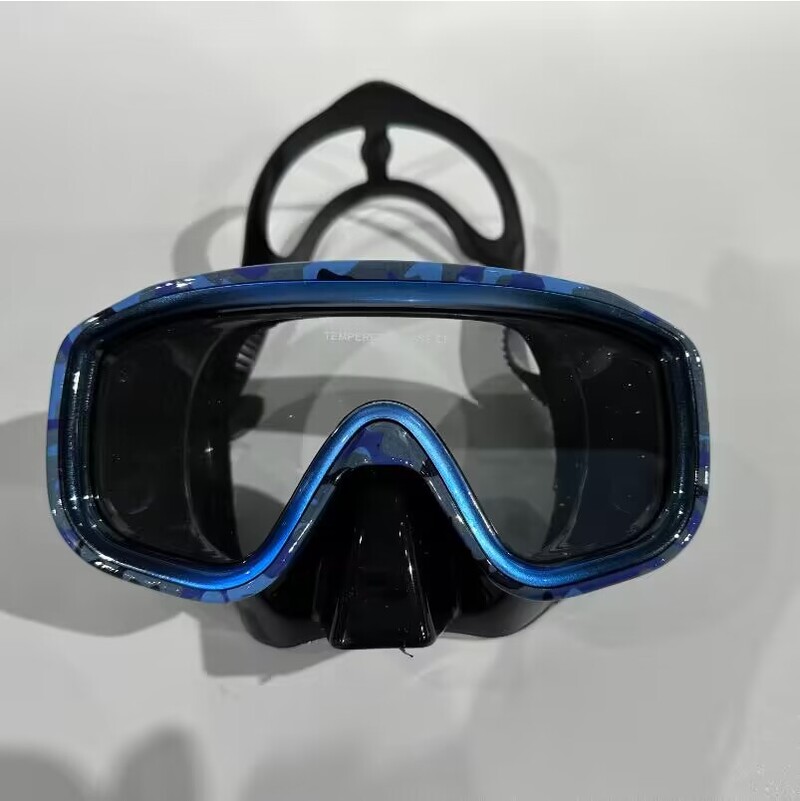 QYQ Niršanas maska Snorkelēšanas peldēšanas maska Freestyle baseina niršanas ar akvalangu aprīkojums Panorāmas rūdīts stikls