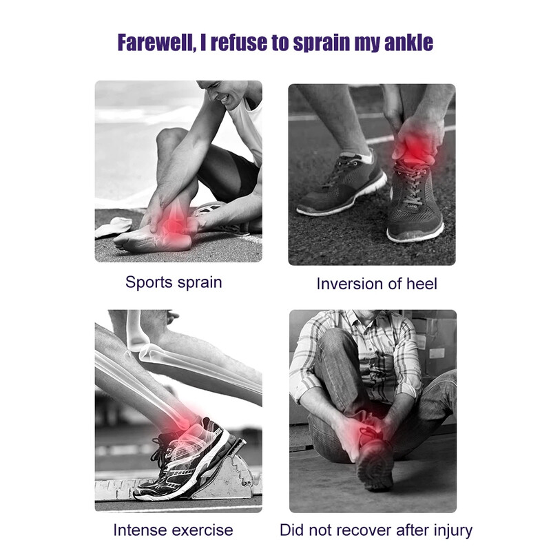 1 buc. Manșon de compresie pentru gleznă pentru glezna entorsă, șosete pentru neuropatie pentru ameliorarea fasciitei plantare, bărbat femeie, fotbal