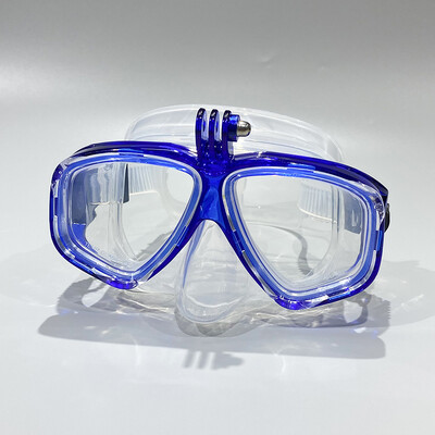 Mască subacvatică profesională de scufundări Ochelarii de scufundări sunt potriviți pentru camera sportivă mică GoPro, masca de scufundare complet uscată