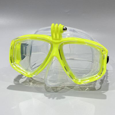 Mască subacvatică profesională de scufundări Ochelarii de scufundări sunt potriviți pentru camera sportivă mică GoPro, masca de scufundare complet uscată