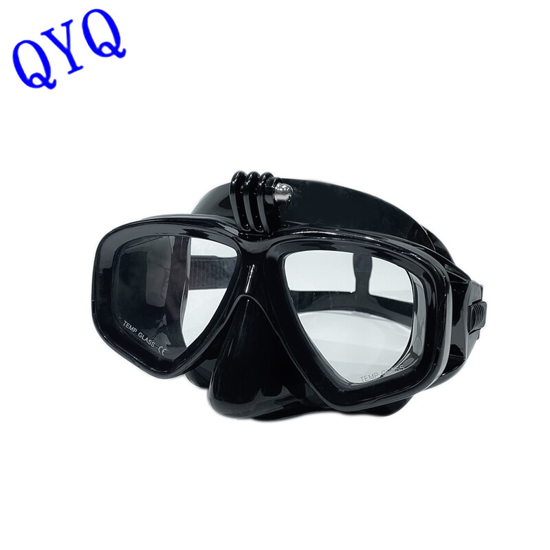 Mască subacvatică profesională de scufundări Ochelarii de scufundări sunt potriviți pentru camera sportivă mică GoPro, masca de scufundare complet uscată