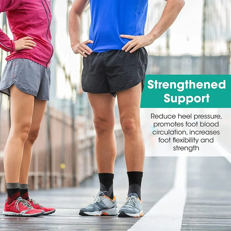 XQQMXX 1 par čarapa za neuropatiju, kompresijske čarape za gležnjeve za muškarce, žene, umirujuće čarape za steznik za gležanj, za ublažavanje bolova kod plantarnog fasciitisa
