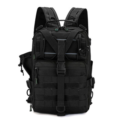 Makšķerēšanas mugursoma Kempinga soma Āra ceļojumu somas vīriešiem Tactical Molle Pārgājieni Pārgājieni Makšķerēšanas mānekļu kastes Glabāšanas sporta soma