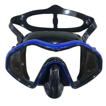 QYQ Professional Snorkeling Μάσκα κατάδυσης Γυαλιά κατάδυσης σιλικόνης Πανοραμική μάσκα κατάδυσης για ενήλικες Γυαλιά κολύμβησης κολύμβηση με αναπνευστήρα