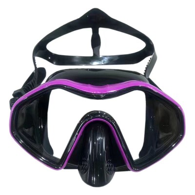 QYQ Professional Snorkeling Scuba Diving Mască Ochelari de scufundări Mască de scufundare panoramică din silicon pentru ochelari de înot pentru adulți Snorkeling