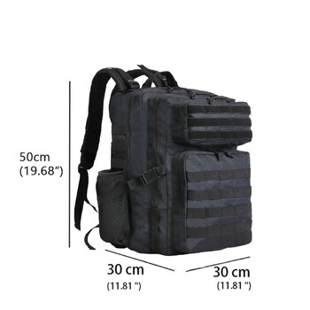 Lawaia Hunting Backpack Outdoor Backpacking Tactical Sports Camping Πεζοπορία 50L Nylon Trekking σακίδιο με θήκη για μπουκάλια