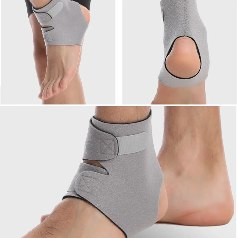 1 gab. Regulējams potītes stiprinājums vīriešiem un sievietēm — potītes atbalsta ietīšana plantāra fascīta, Ahileja cīpslas, nelieliem sastiepumiem, sportam