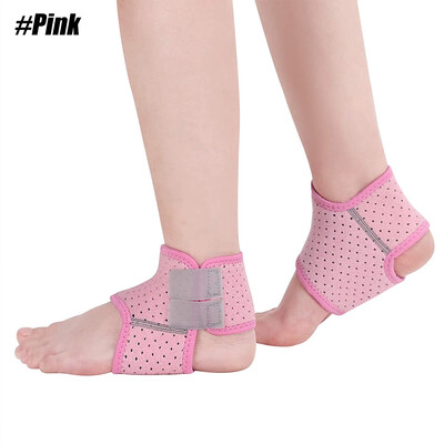 1 pereche de suporți pentru glezna pentru copii, stabilizator de gleznă, protector de gleznă pentru copii reglabil, învelișuri pentru sport, dans, suport pentru picioare, suport pentru arc