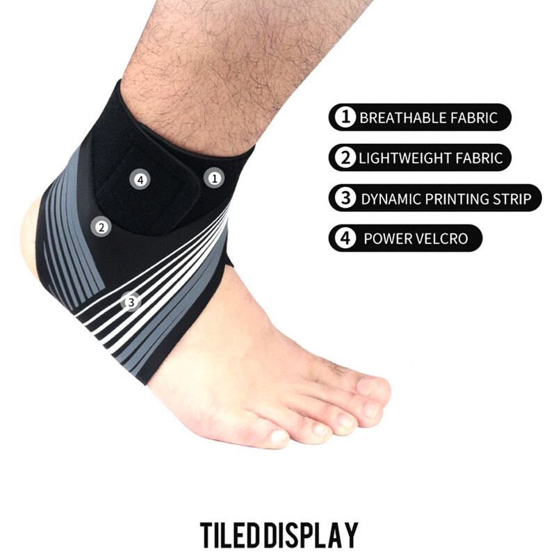 1 par podesivih steznika za gležanj, kompresijski rukav, elastična zaštita, omotač za gležnjeve, žene, muškarci, meka podrška za gležnjeve, artritis uganut