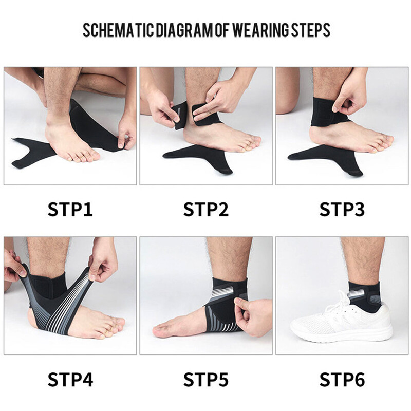 1 par podesivih steznika za gležanj, kompresijski rukav, elastična zaštita, omotač za gležnjeve, žene, muškarci, meka podrška za gležnjeve, artritis uganut