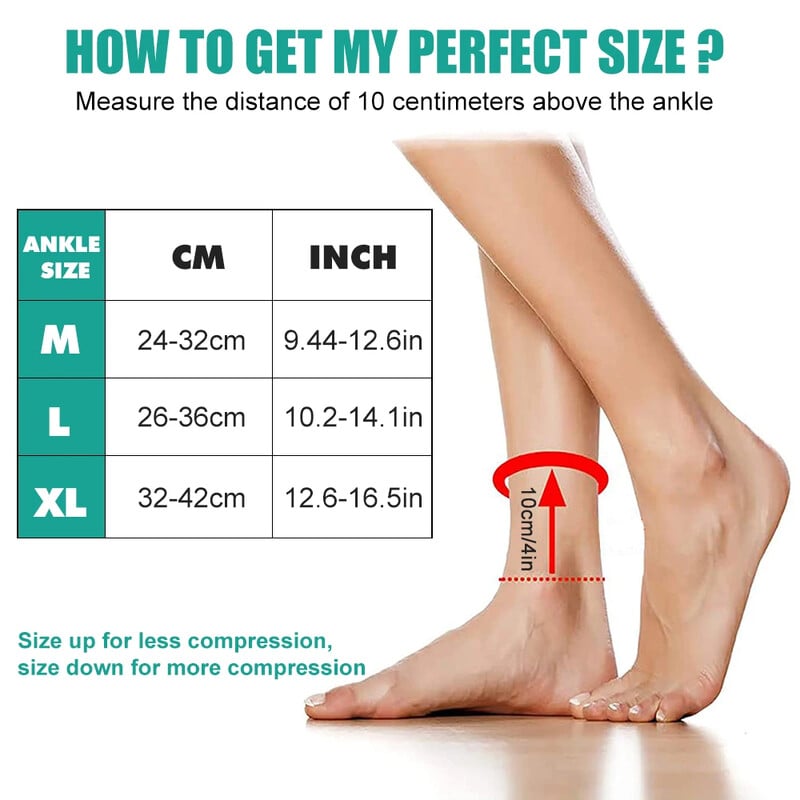 1 vnt Achilo sausgyslės atramos petnešos, padų fascito kojinės, kulkšnies suspaudimo rankovė bėgimui, sausgyslių uždegimui ir plokščioms pėdoms palengvinti