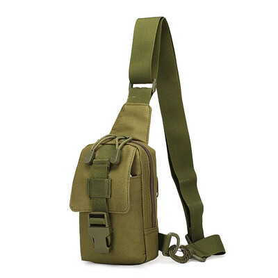 Taktiskā krūšu soma āra pārgājienu komplekts EDC sporta soma plecu soma Crossbody Pack Assault somiņa pārgājieniem riteņbraukšanai kempingā