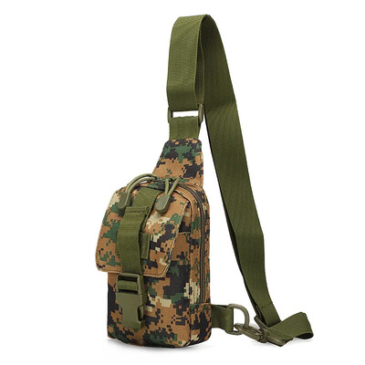 Taktiskā krūšu soma āra pārgājienu komplekts EDC sporta soma plecu soma Crossbody Pack Assault somiņa pārgājieniem riteņbraukšanai kempingā