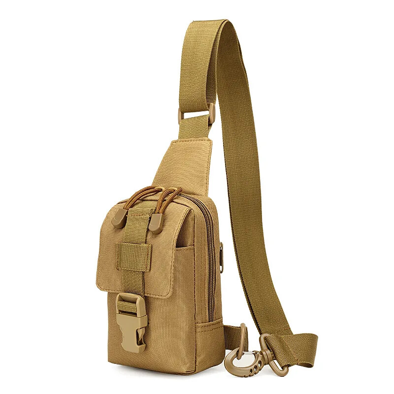 Taktiskā krūšu soma āra pārgājienu komplekts EDC sporta soma plecu soma Crossbody Pack Assault somiņa pārgājieniem riteņbraukšanai kempingā