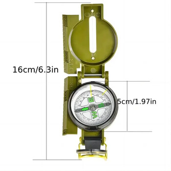 Πυξίδα, Αδιάβροχη πολυλειτουργική πυξίδα με κατεύθυνση, μεγεθυντικός φακός θέσης, φορητή πυξίδα έκτακτης ανάγκης για υπαίθριο κάμπινγκ