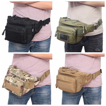 Outdoor Tactical Waist Bag 600D Nylon Oxford Outdoor EDC Fanny Pack Utility Θήκη μέσης Outdoor Bumbag Hunting Camping Hip Bag