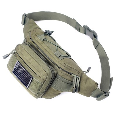 Outdoor Tactical Waist Bag 600D Nylon Oxford Outdoor EDC Fanny Pack Utility Vidukļa somiņa Āra Bumbag Medības Kempinga Gurnu somas