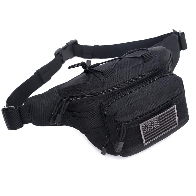 Outdoor Tactical Waist Bag 600D Nylon Oxford Outdoor EDC Fanny Pack Utility Vidukļa somiņa Āra Bumbag Medības Kempinga Gurnu somas