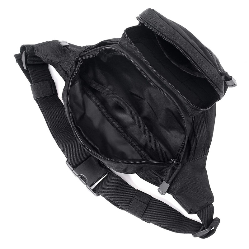 Outdoor Tactical Waist Bag 600D Nylon Oxford Outdoor EDC Fanny Pack Utility Vidukļa somiņa Āra Bumbag Medības Kempinga Gurnu somas