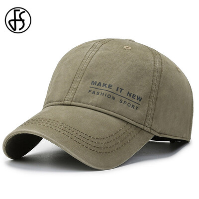 FS Winter Trendy Army Green Brand Baseball Caps for Men, din bumbac de înaltă calitate, pentru femei