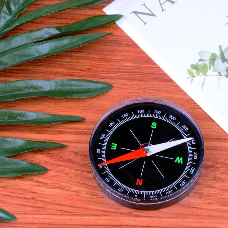 Busolă portabilă mare, impermeabilă, în aer liber, de înaltă precizie, magnetică puternică, didactică, multifuncțională, 70 mm