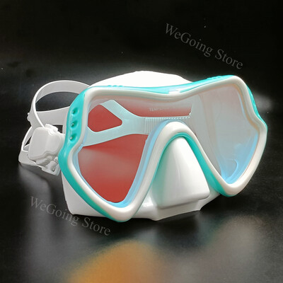 Lentile oglindă Mască de scufundări pentru adulți Set de snorkel Set de ochelari de snorkeling anti-ceață Mască de scuba Mască de înot Ochelari de protecție cu lentile din sticlă temperată Bărbați