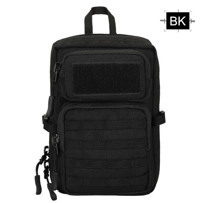 Taktická 3P taška na mobilný telefón, maskáčová, vodotesná, nylonová, Molle, poľovnícka, outdoorová, turistická, cyklistická, bedrová taška