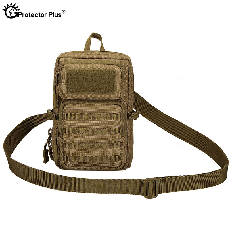 Taktická 3P taška na mobilný telefón, maskáčová, vodotesná, nylonová, Molle, poľovnícka, outdoorová, turistická, cyklistická, bedrová taška