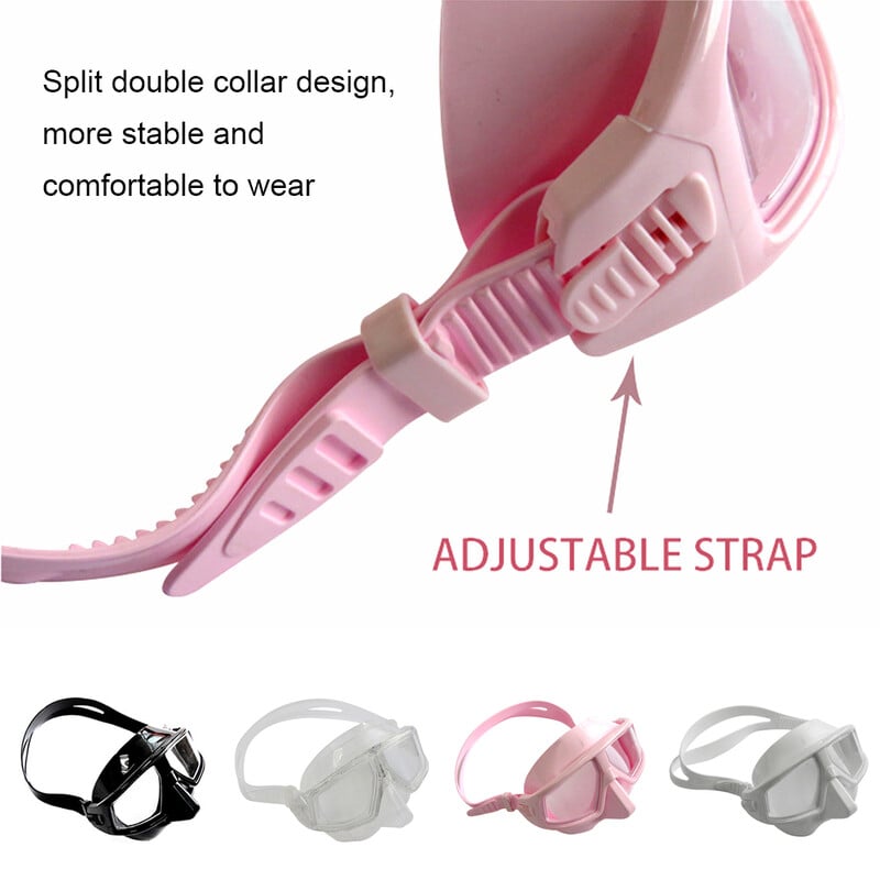 Lagane maske za ronjenje na dah Pogled od 120 stupnjeva Naočale za podvodno ronjenje Naočale za ronjenje Oprema za plivanje Odrasli