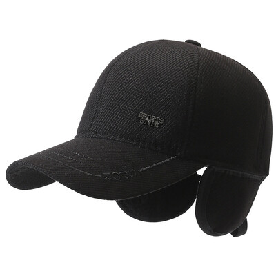 Bărbați noi, calduri groase, toamnă iarnă, șepci de baseball, viziere sport pentru bărbați, căciuli pentru urechi, șapcă snapback, pălărie pentru bărbați