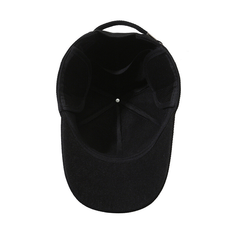 Jauni Vīriešu Siltas Biezas Rudens Ziemas Beisbola Cepures Vīriešu Sporta Aizsargi Ausu aizbāžņi Tētim Cepure Vīriešiem
