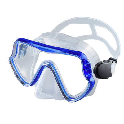 Niršanas maska Peldbrilles Scuba Snorkel Silikona svārki Rūdīta stikla Panorāma HD Pieaugušajiem Jauniešiem Pretmiglas Ar deguna pārsegu