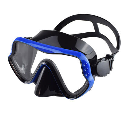 Niršanas maska Peldbrilles Scuba Snorkel Silikona svārki Rūdīta stikla Panorāma HD Pieaugušajiem Jauniešiem Pretmiglas Ar deguna pārsegu