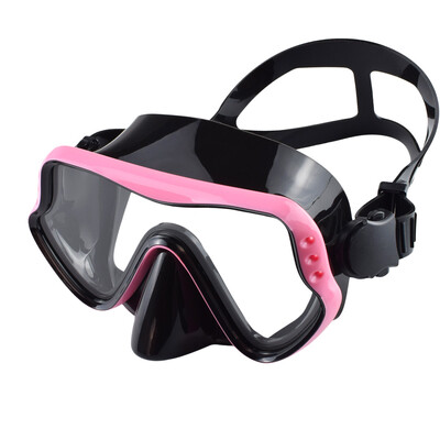 Niršanas maska Peldbrilles Scuba Snorkel Silikona svārki Rūdīta stikla Panorāma HD Pieaugušajiem Jauniešiem Pretmiglas Ar deguna pārsegu