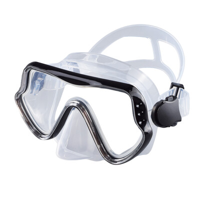 Niršanas maska Peldbrilles Scuba Snorkel Silikona svārki Rūdīta stikla Panorāma HD Pieaugušajiem Jauniešiem Pretmiglas Ar deguna pārsegu