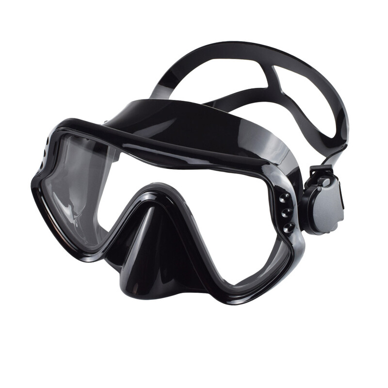 Niršanas maska Peldbrilles Scuba Snorkel Silikona svārki Rūdīta stikla Panorāma HD Pieaugušajiem Jauniešiem Pretmiglas Ar deguna pārsegu