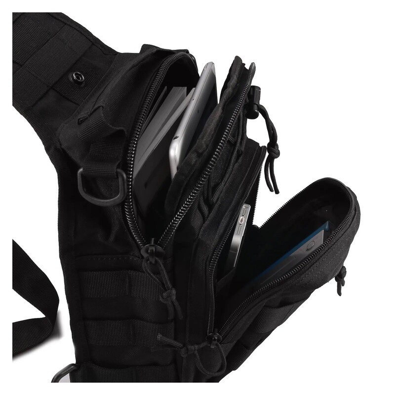 Taktiskā plecu soma, neilona āra slinga mugursoma