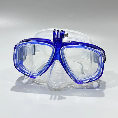 Profesionāla zemūdens niršanas maska ar akvalangu niršanas aizsargbrilles ir piemērotas GoPro mazajām sporta kamerām pilnīgi sausām niršanas brillēm