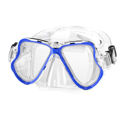 Mască de scufundări Mască de snorkel pentru înot Vedere largă Sticlă securizată pentru adulți Impermeabil Anti-scurgere Anti-ceață Scufundare Scuba Snorkeling Ochelari de înot