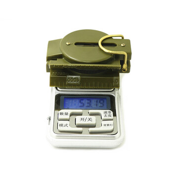 Portable Compass Outdoor Camping Folding Len Compass Green Hiking Survival Trip Precise Navigation Expedition