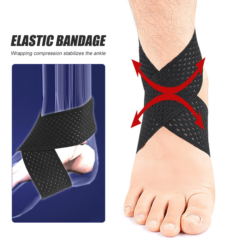 1 bucăți de sprijin pentru gleznă pentru femei și bărbați, curea de compresie pentru gleznă, înveliș pentru picioare pentru sport și glezna cu entorsă