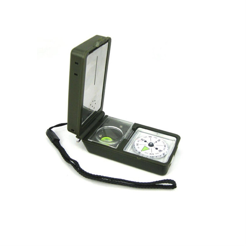 Izdzīvošanas kompass augstas precizitātes profesionāls metāla tēmēklis kompass, kas izgaismo āra pārgājieniem kāpšanai ģeoloģijas izpētei﻿