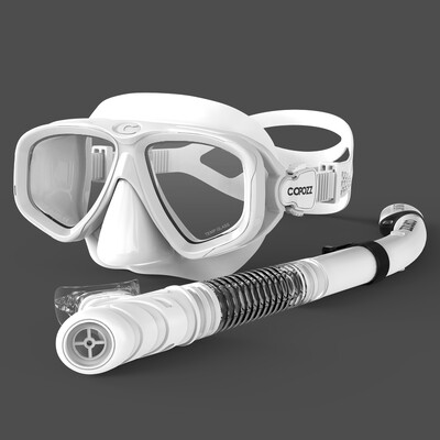 COPOZZ 2023 Set de mască de scufundări Ochelari de protecție anti-ceață cu tub pentru ochelari de snorkel Curea reglabilă pentru femei bărbați mască de înot pentru adulți